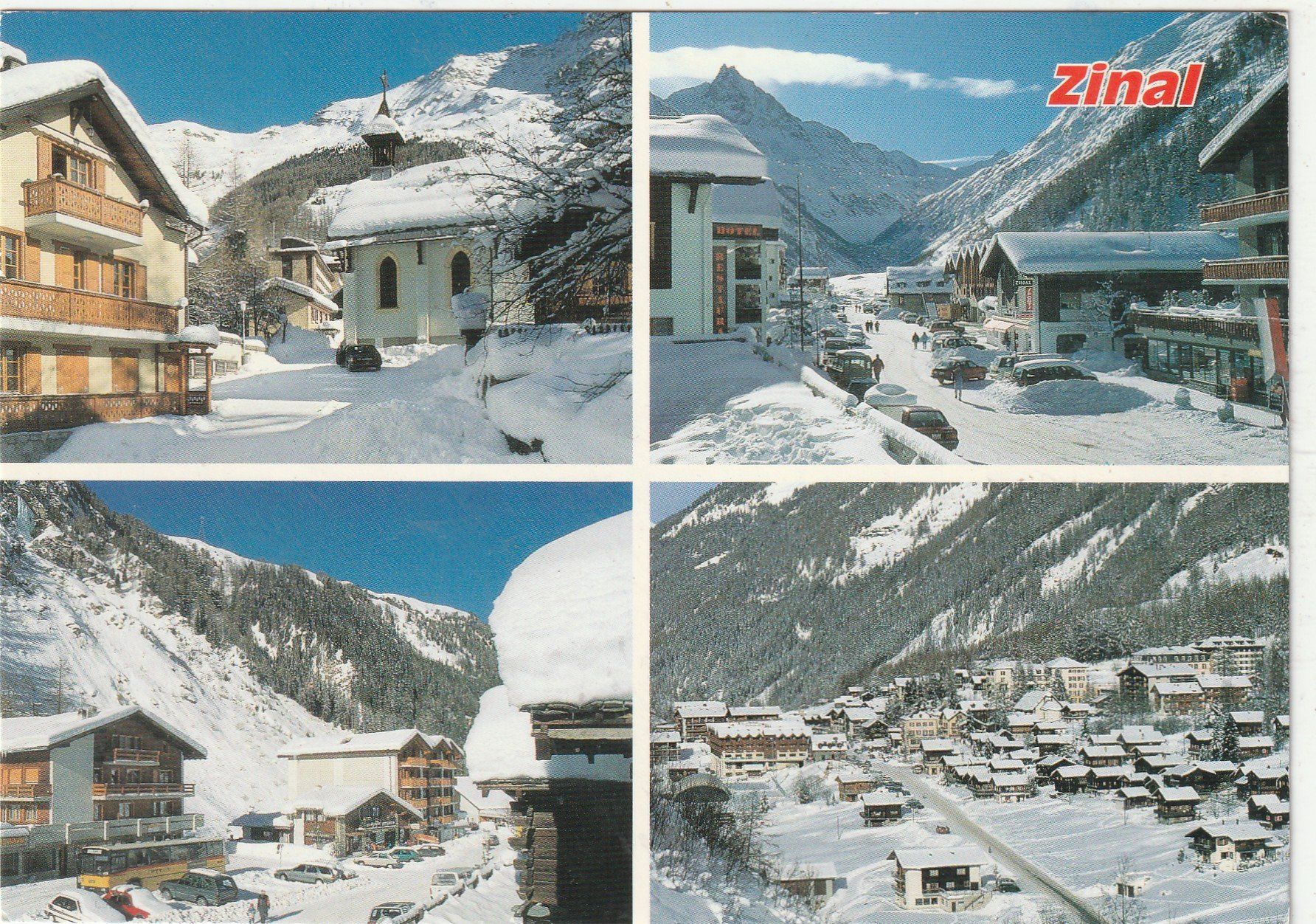 Cartoline postali: Zinal Winter – Usato da Lumbrein venduto da made02