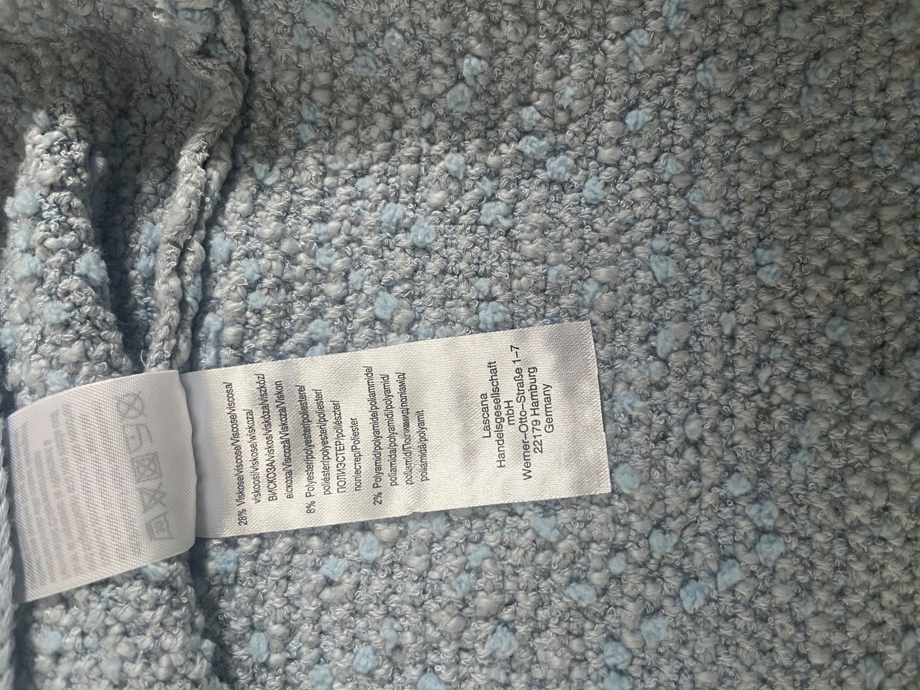 Lascana Jacken: Lascana: kurze, hellblaue, leichte Jacke, Strickjacke, 38 – Gebraucht aus Luzern von ellitussi 3