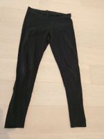 Schwarze Leggings Gr. M/L, Bio-Baumwolle
