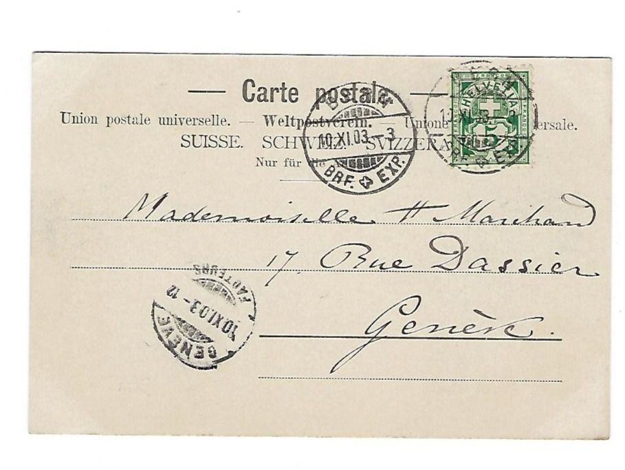 Cartoline postali: CH, 5 Ansichtskarten Bern um 1903/1908 – Usato da Hinteregg venduto da McCharly01 1