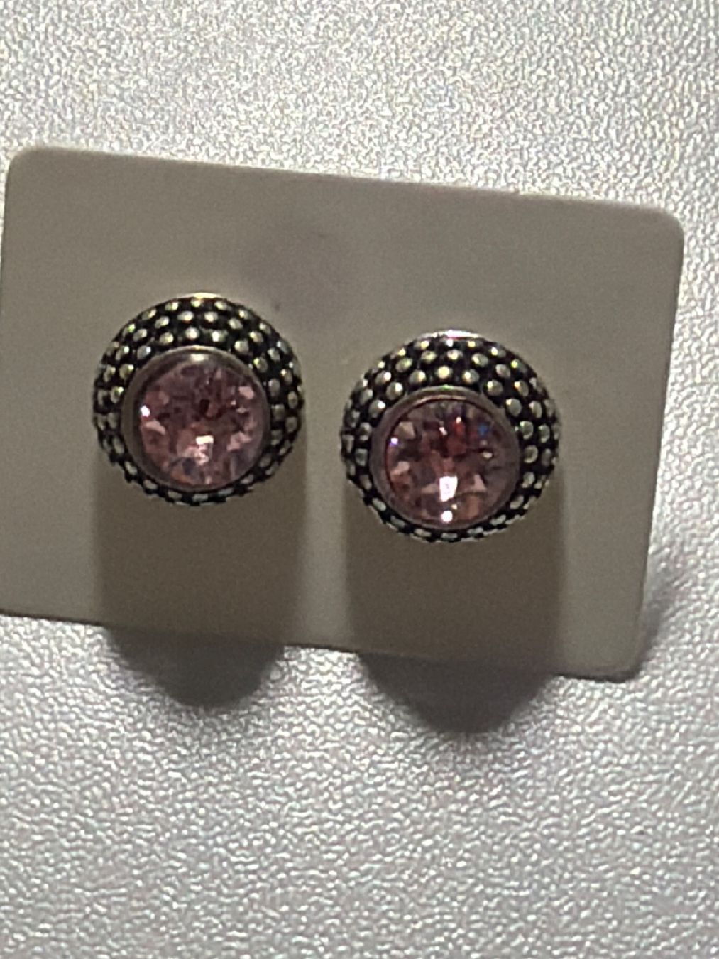 Orecchini pendenti & Orecchini a lobo: OHRSTECKER SWAROVSKI CRYSTALS,ROSA – Nuovo e nell'imballaggio originale da Meienried venduto da ManuelaBoutique 1