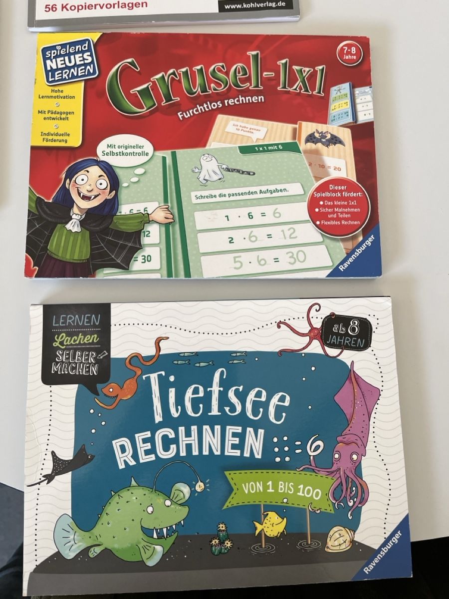 Bücher: Mathelernhefte - Klasse 2 bis 8 – Gebraucht aus Wolhusen von Sammler16 8