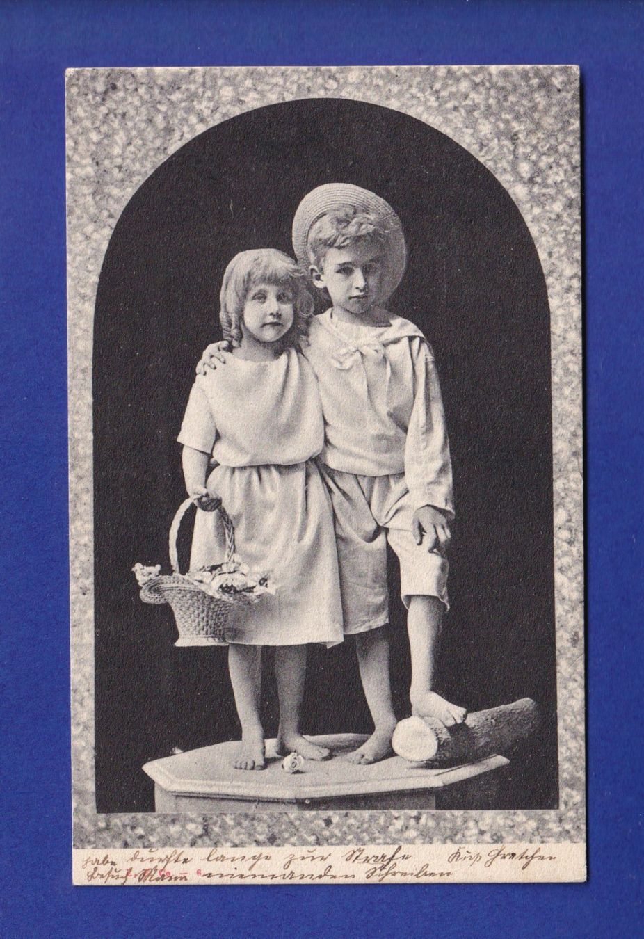 Ansichtskarten: ENFANT - Joli petit couple – Gebraucht aus Pully von nicecards-shop