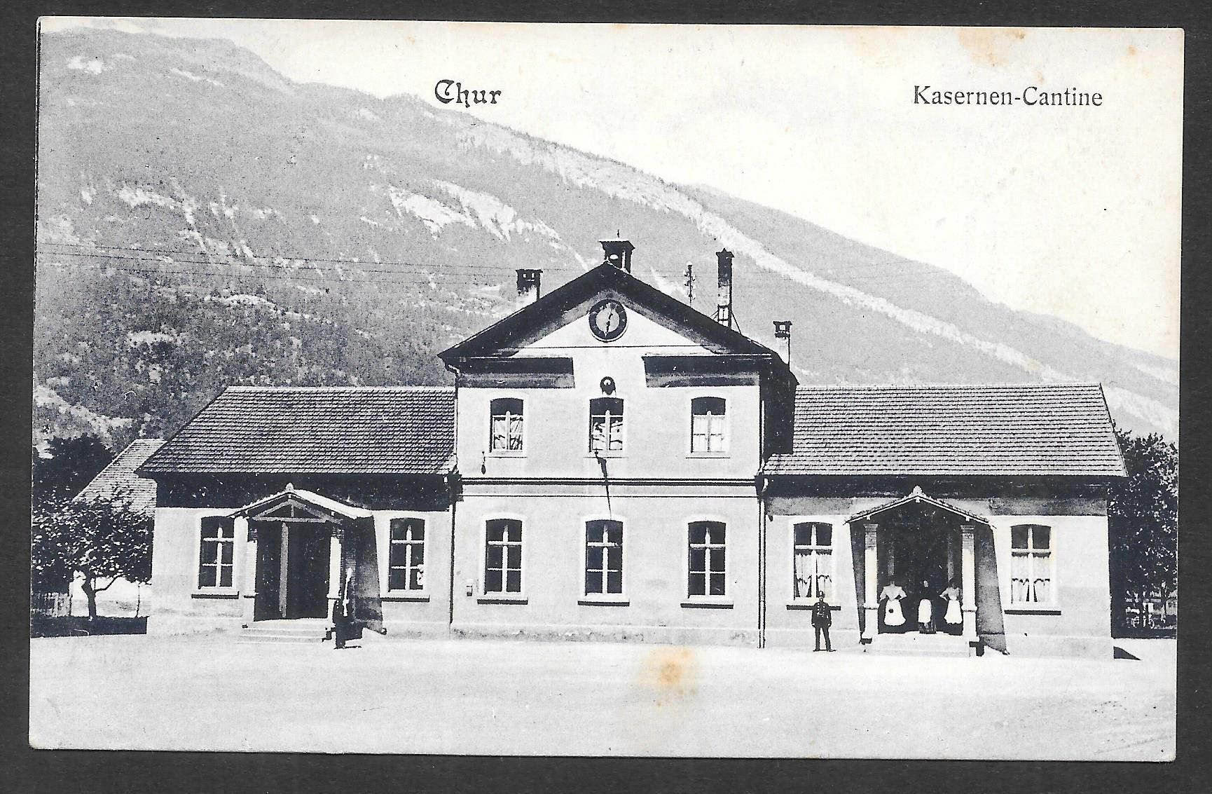 Ansichtskarten: Chur Kasernen Cantine – Gebraucht aus Olten von clotaldi