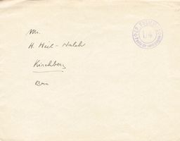 Quvert Füsilier S. I/4 , Stempel