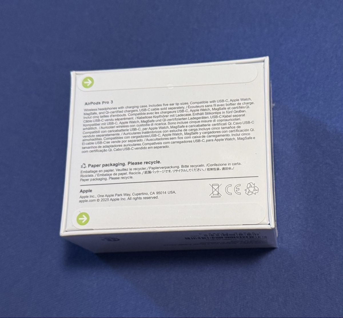Apple Cuffie: Airpods Pro 3 – Nuovo e nell'imballaggio originale da Niederbüren venduto da rubenpeterbuchli 1