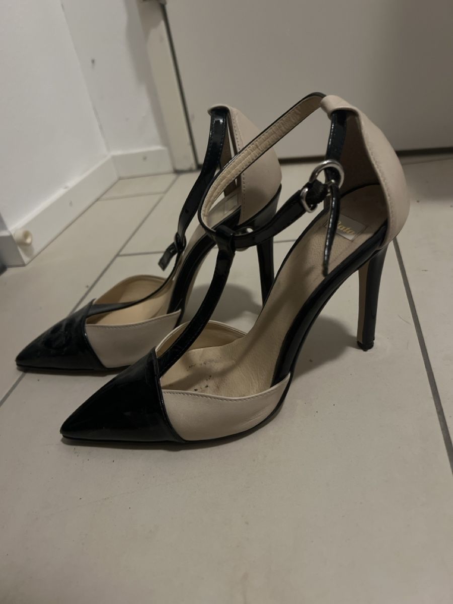 Chaussures femmes: Elegante Bata High Heels Gr. 37, schwarz/beige – D'occasion à Kaiseraugst par deb_998t 1
