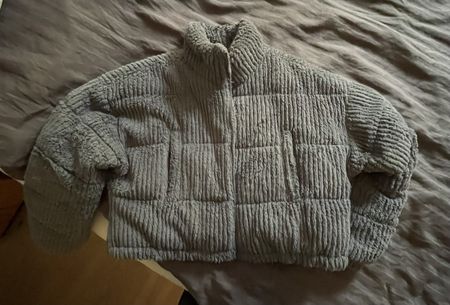 Kuschelige Teddy-PufferJacke Gr. S/P