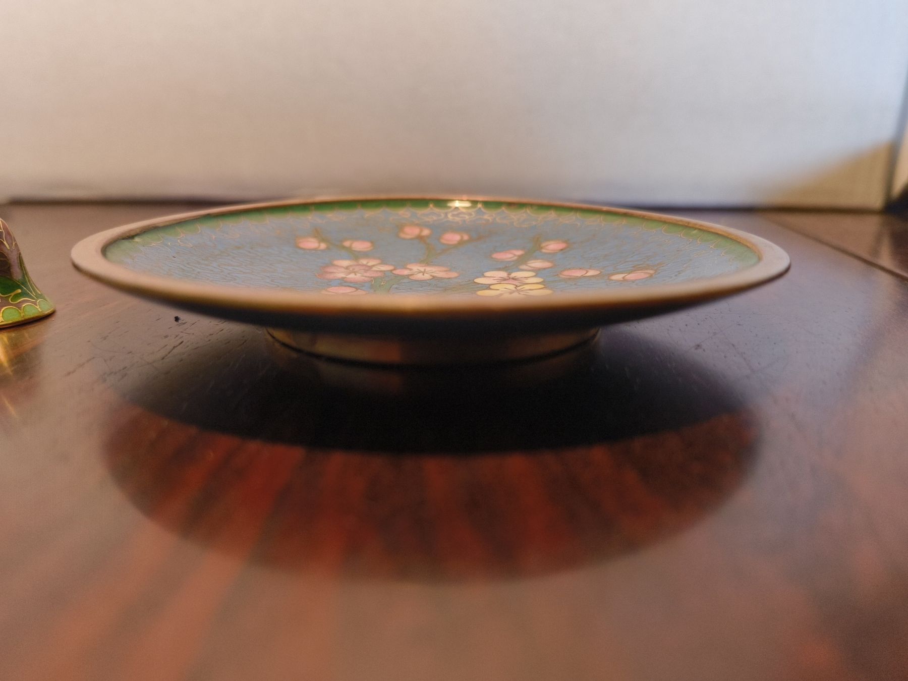 Piatti: Cloisonne Glocke Teller Vintage Messing Emaille Blume – Usato da stettlen venduto da VintageBern_ch 6