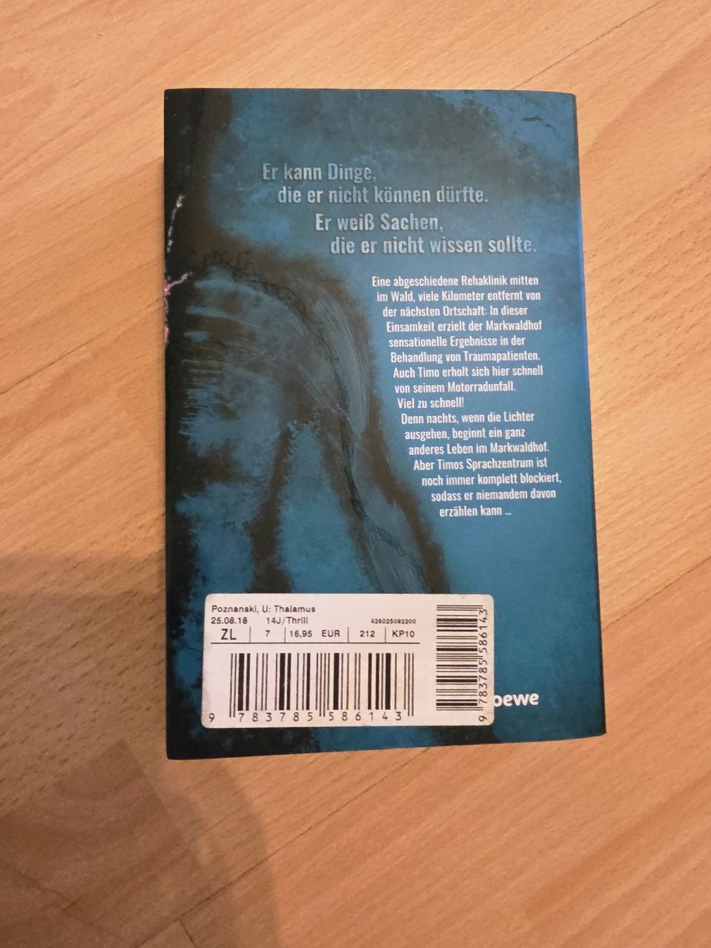 Libri: Poznanski - Thalamus: Spannender Thriller - Buch – Nuovo (secondo la descrizione) da Ilanz venduto da Sameya 1