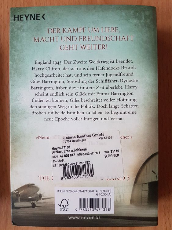 JEFFREY ARCHER (WÄHLE SELBER DEINE TITEL AUS) Kaufen auf Ricardo