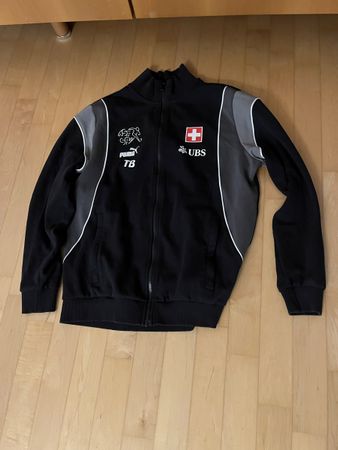 Puma Trainingsjacke Schweiz UBS schwarz Grösse L