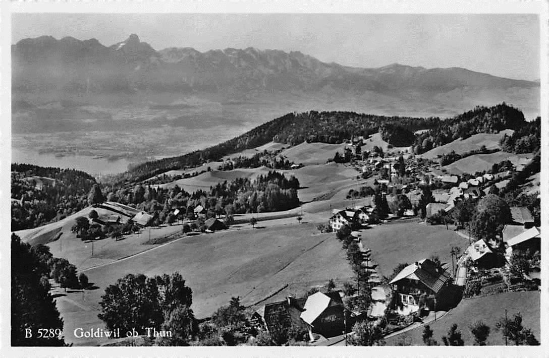 Cartoline postali: GRUSS aus GOLDIWIL 1948 – Usato da Winterthur venduto da SchatzchischtliWinti