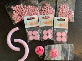 Nuggiketten / Schnullerketten / Perlen / Klips / Basteln