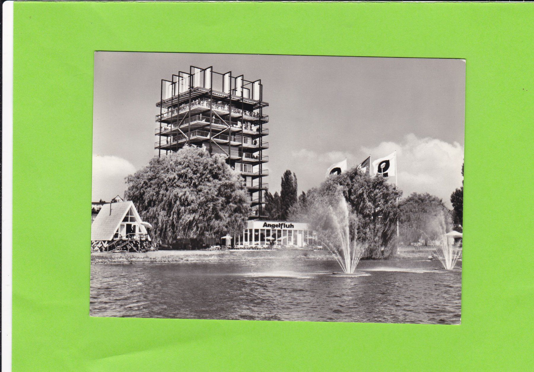 Cartoline postali: SAFFA-Wohnturm – Usato da St. Peterzell venduto da neckertal
