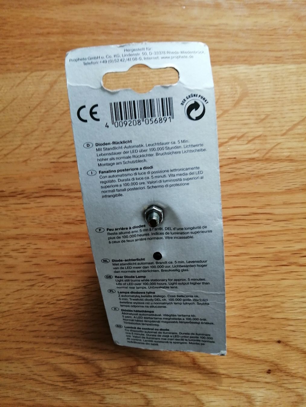 Lampes: LED Rücklicht Prophete mit Standlicht neu – Neuf avec emballage d'origine à Honau par holunder3 1