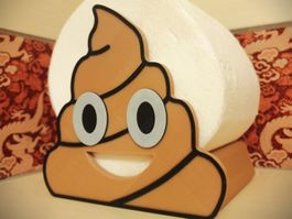 Poop Emoji WC-Papierhalter – lustiges Geschenk