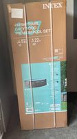 Intex Prism Frame Greywood Pool Set 457x122cm neu