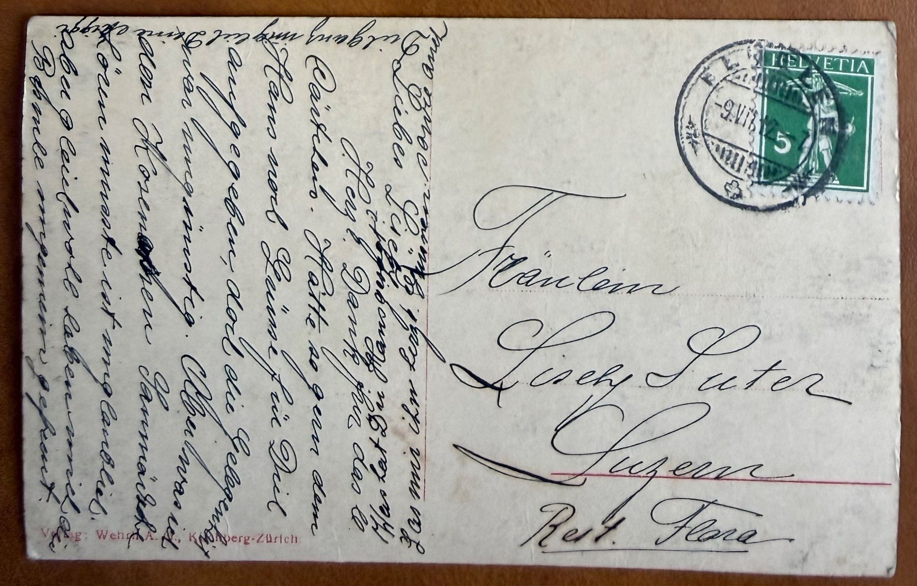 Cartes postales: Axenstrasse - animation 1912 – D'occasion à Lutry par Ediego 2