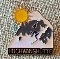 L905 - Pin Hochwanghütte / Berge Skifahrer Sonne