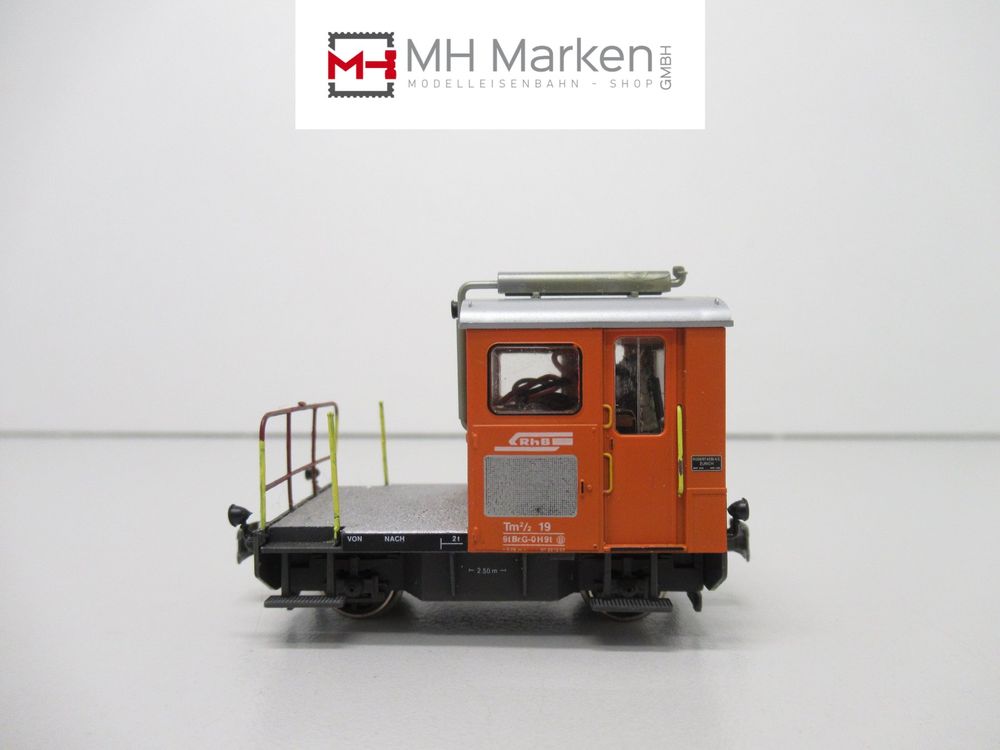 Bemo 1273 139 Rangiertraktor Tm 2/2 RhB DC GS Digital H0m (Gebraucht ...