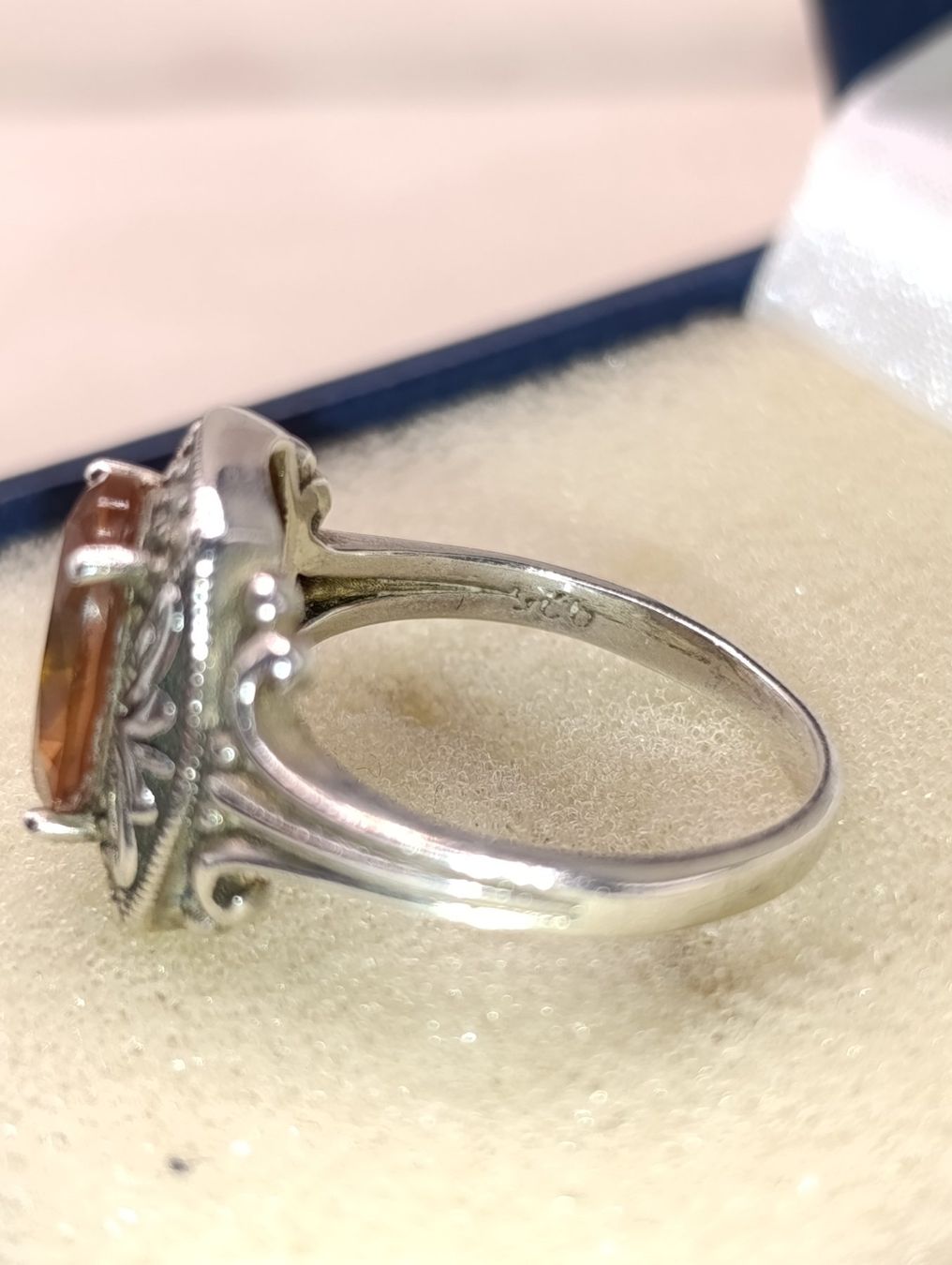Anelli: Vintage 925er Silber Ring mit Schmuckstein Top – Usato da Steffisburg venduto da 1.Schmuckschatulle 6