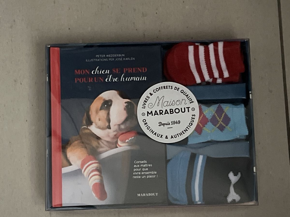 Kit bricolage: Coffret Cadeau Marabout "Mon chien se prend.." Neuf – Nuovo e nell'imballaggio originale da Lausanne venduto da monaliza1998