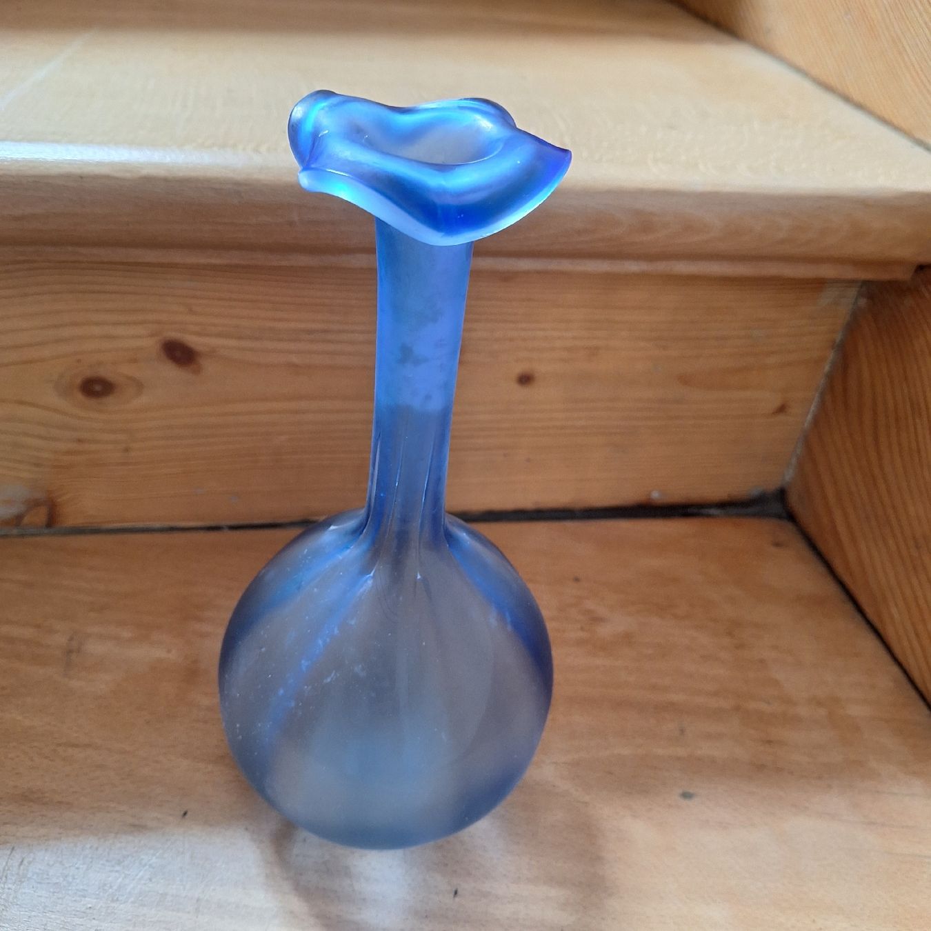 Vasen & Gefässe: Versand möglich! Blaue, alte Vase. Altes Glas – Gebraucht aus Winterthur von Goldpipau 1
