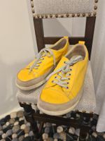 Helvesko Schuhe Leder Gelb Grösse 41 gebraucht