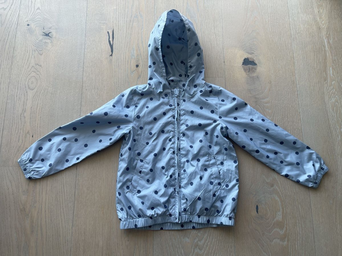 Jacken & Mäntel: Neuwertige Übergangs/Windjacke taubenblau Gr. 116 – Gebraucht aus Meilen von Golfer04 1