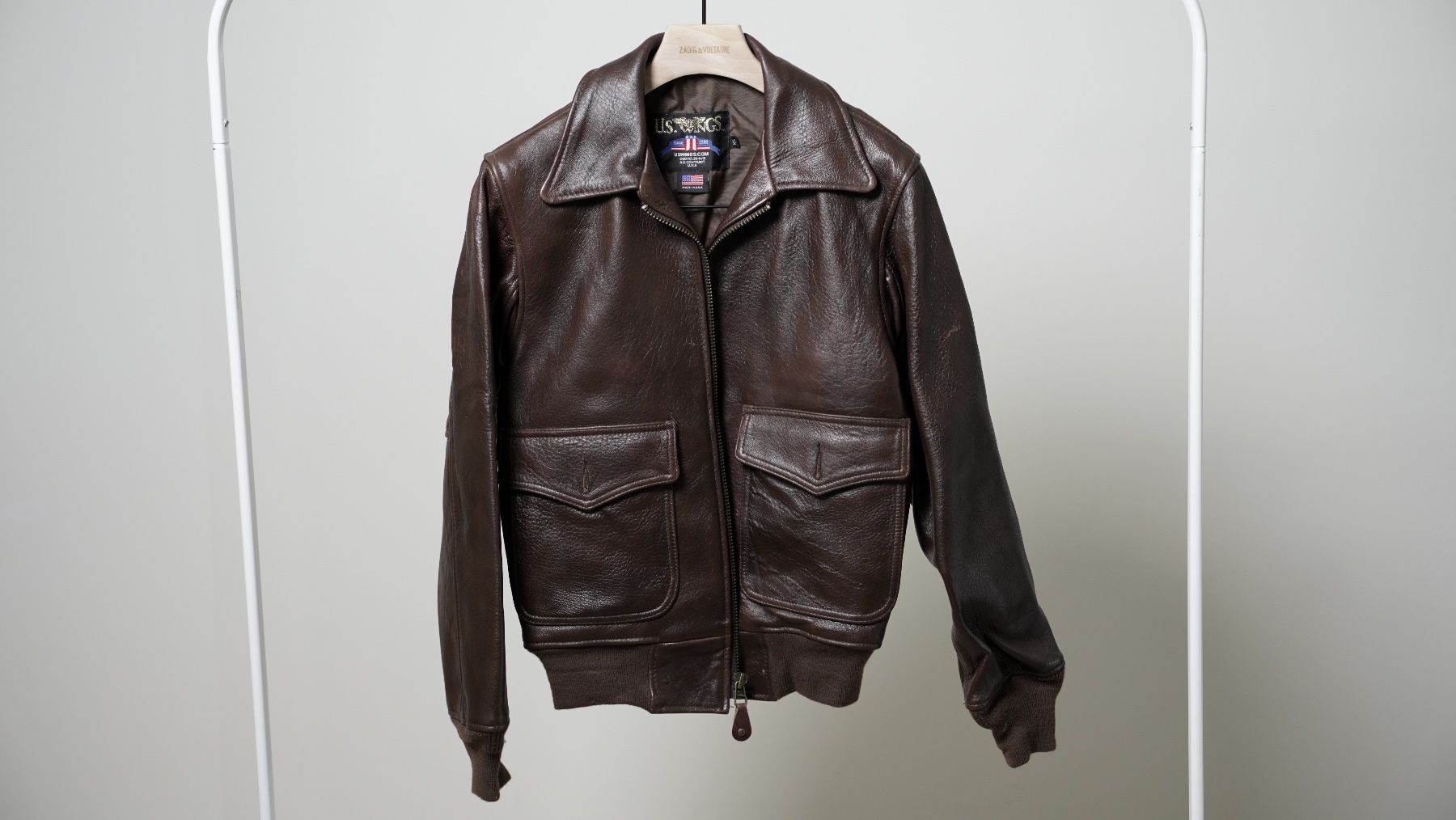 Giacche: US Wings Lederjacke Bomberjacke Fliegerjacke – Nuovo (secondo la descrizione) da Zürich venduto da julia_vina