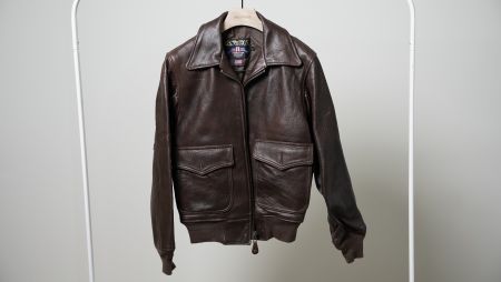 US Wings Lederjacke Bomberjacke Fliegerjacke