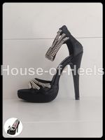 Escarpins Sandales Luszi 35 talon 13cm plateforme 2,5cm sati