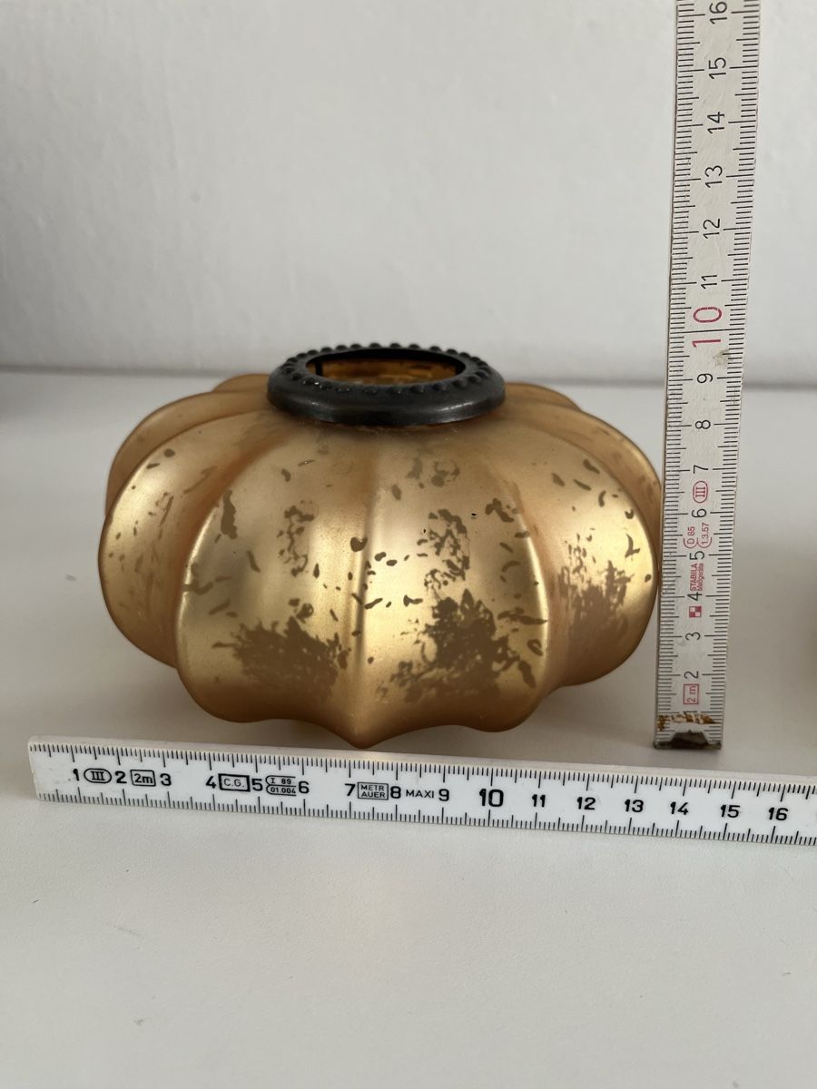Alle Dekorationen: 3 Stk. Kürbis-Windlichter aus Glas – Gebraucht aus Wetzikon ZH von seli03 9