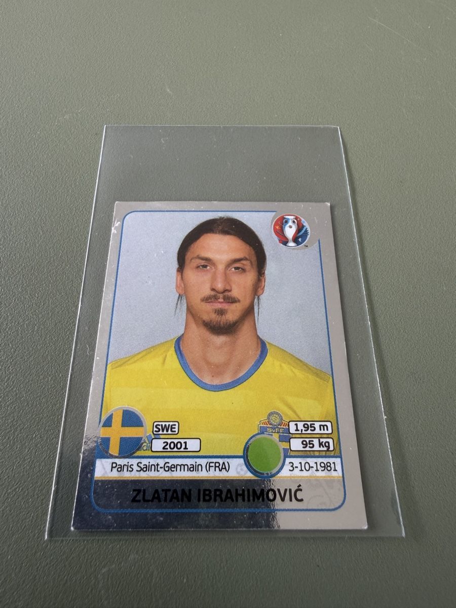 Panini Cartes à collectionner: Ibrahimovic Panini EM 2016 – D'occasion à Treyvaux par goali1fcea