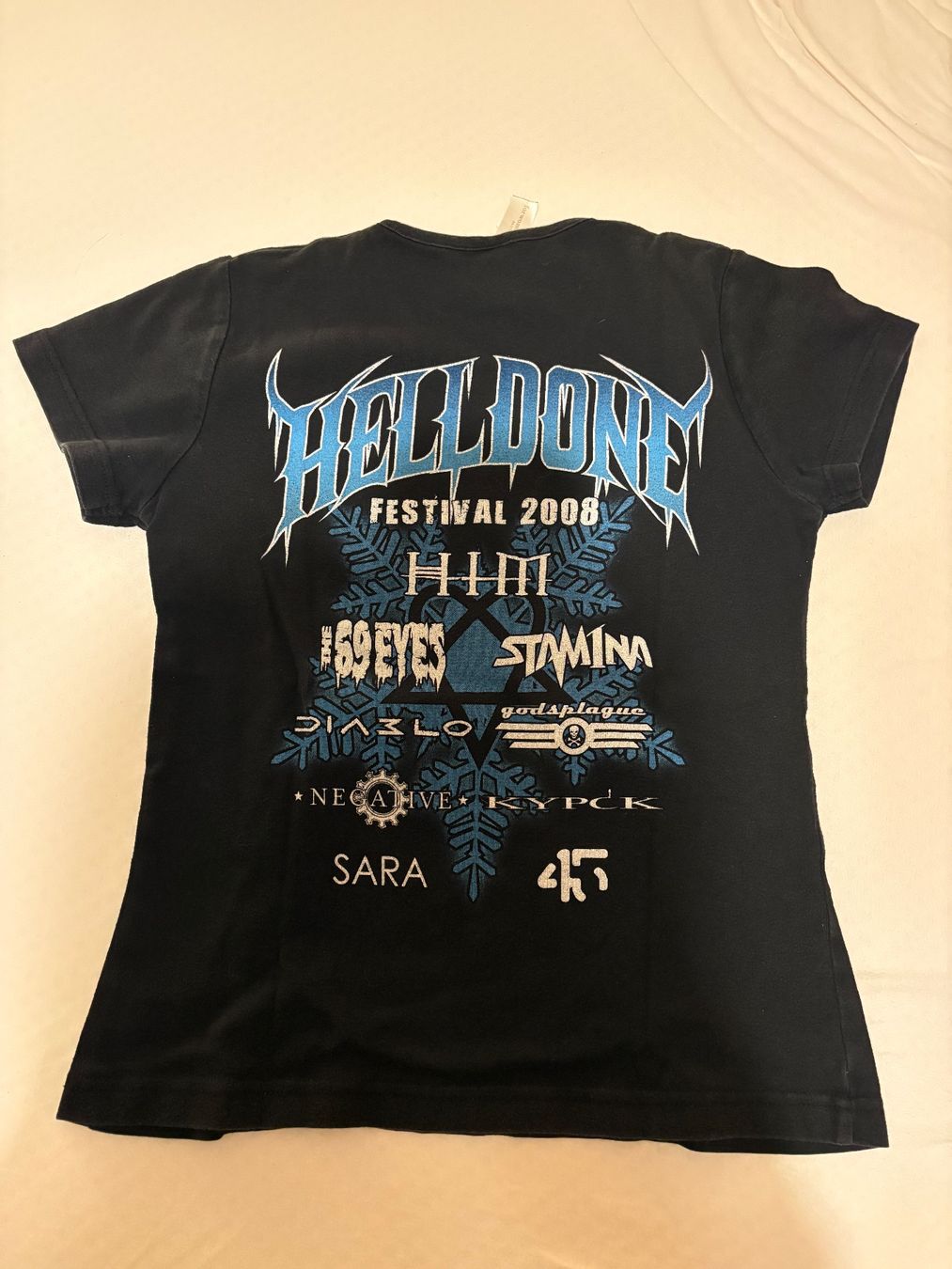 T-shirt: Helldone 2008 T-Shirt – Usato da Horgen venduto da Ilona1986 1