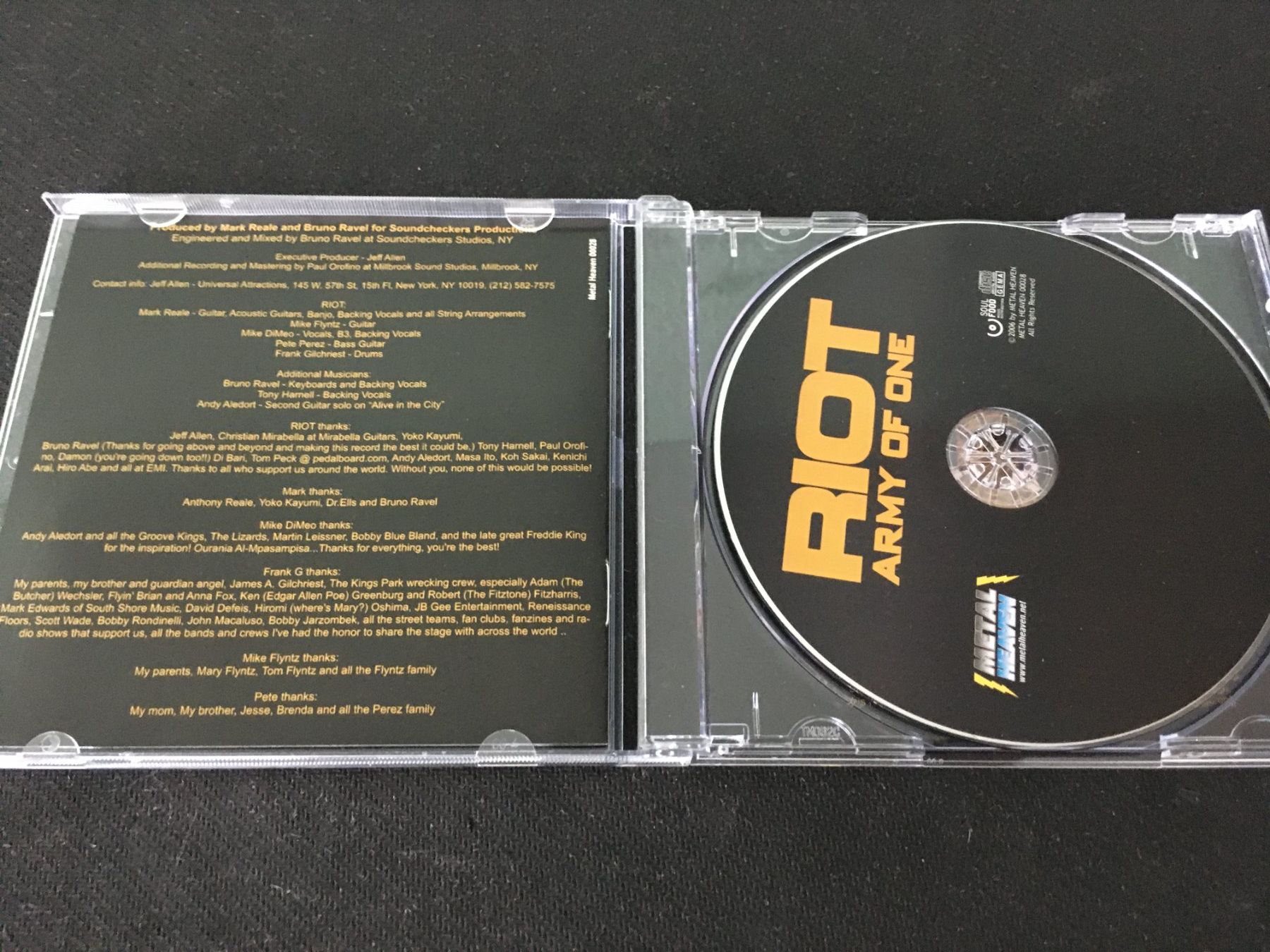 CD: Riot - Army of one -CD- – Usato da St.Gallen venduto da MedienJoe 1