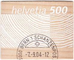 SBK-Nr. 1133 (Rohstoff Schweizer Holz 2004) Ersttagsstempel