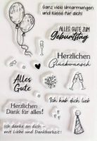 Silikonstempel Geburtstag Alles Gute
