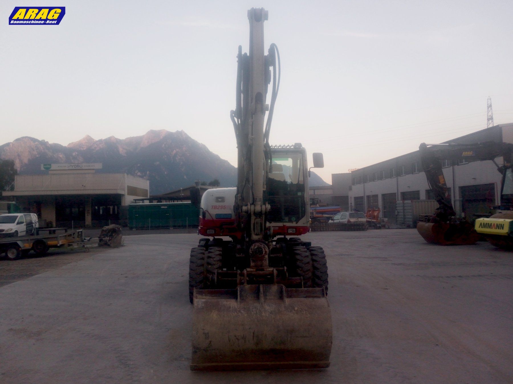 Takeuchi Escavatori: Takeuchi TB295W Mobilbagger / Pneubagger – Usato da Hasle LU venduto da Arag08 6