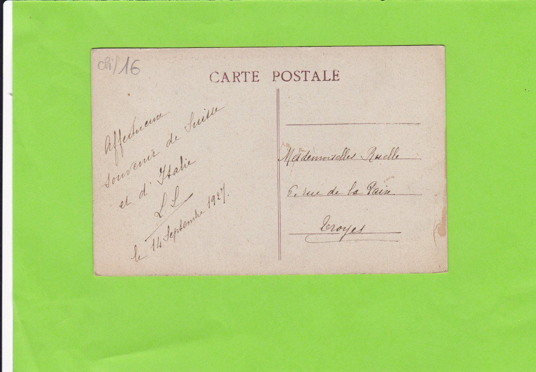 Cartoline postali: CHATEAU ST. DENIS – Usato da St. Peterzell venduto da neckertal 1
