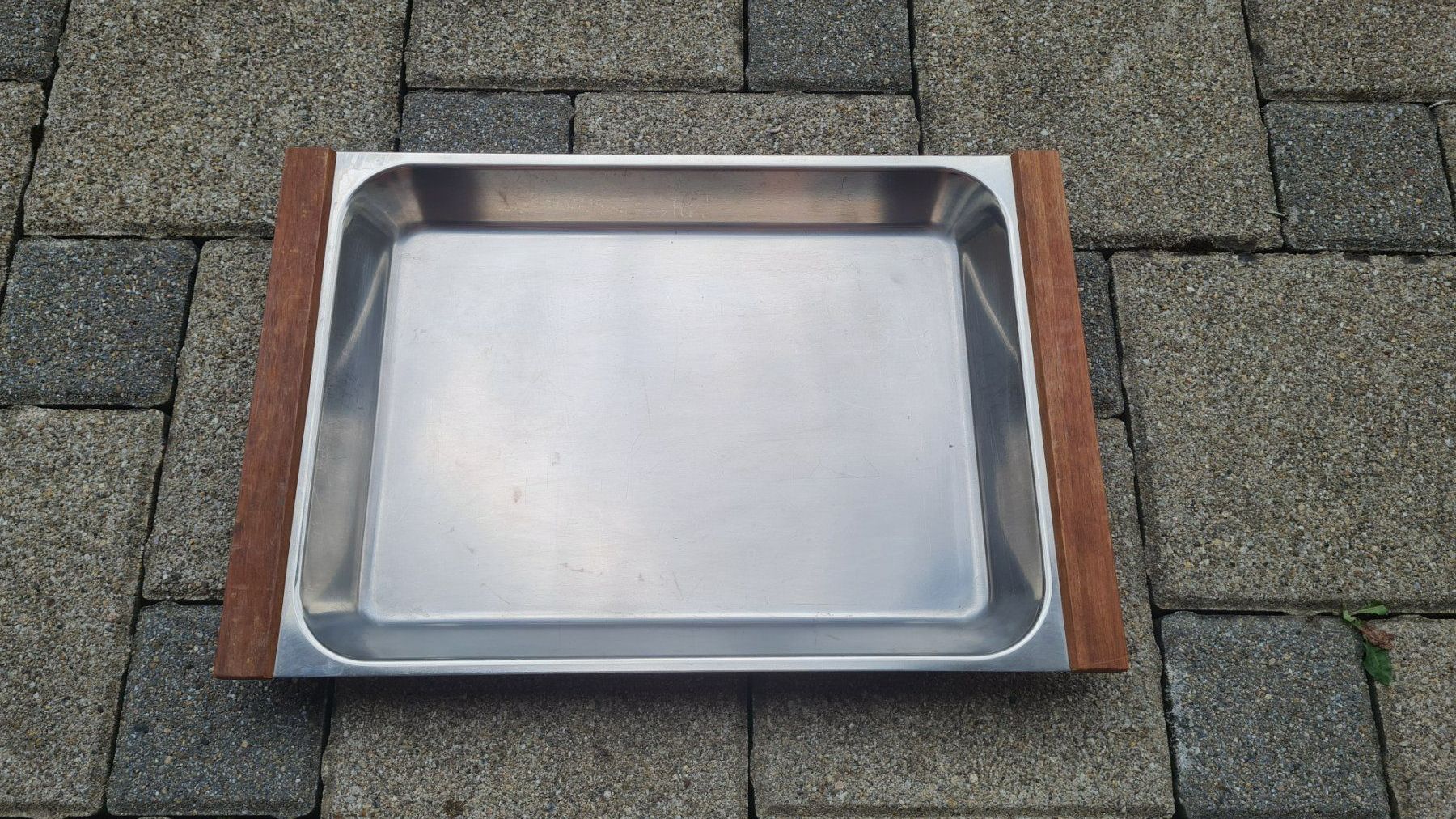 Servierplatten: CH Armee / ZS / Chromstahl / Servierplatte / Restaurant – Gebraucht aus Safenwil von TOMLUK
