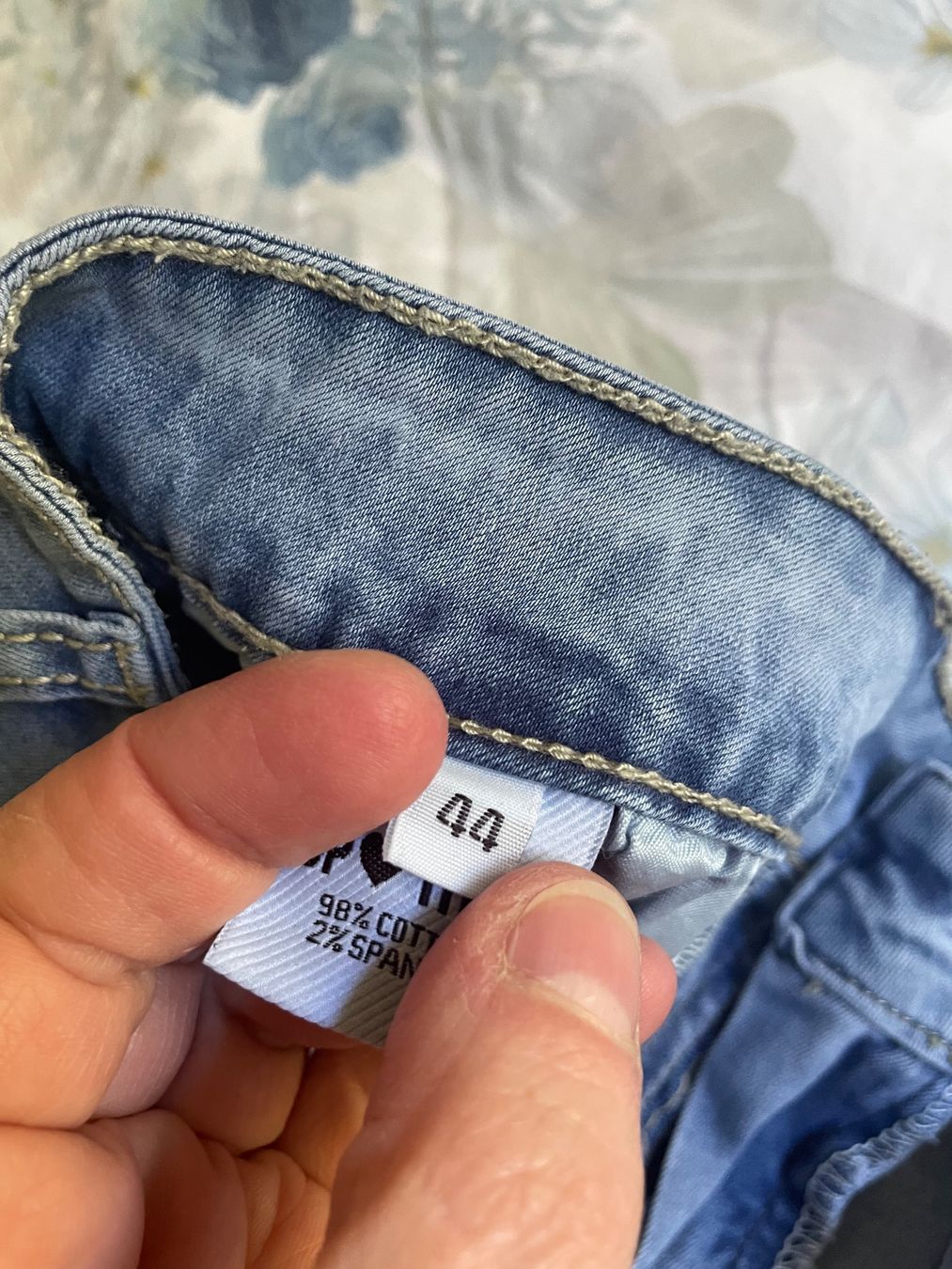 Jeans: Damenjeans mit Spitze,neu Gr. 44 – Nuovo (secondo la descrizione) da Hünibach venduto da Falken83 4