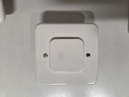 Amacher Schalter Druckschalter weiss mit Anleitung neu