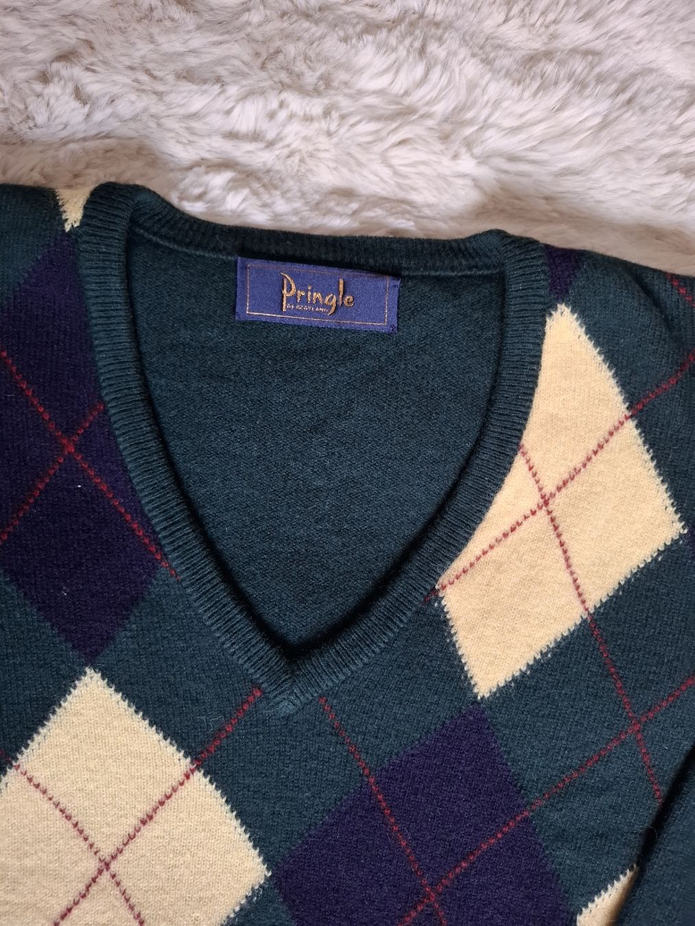Pringle Maglioni & Felpe: Pringle of Scotland Pull Argyle Vert L – Nuovo (secondo la descrizione) da Le Locle venduto da QUALI-PRIX 4