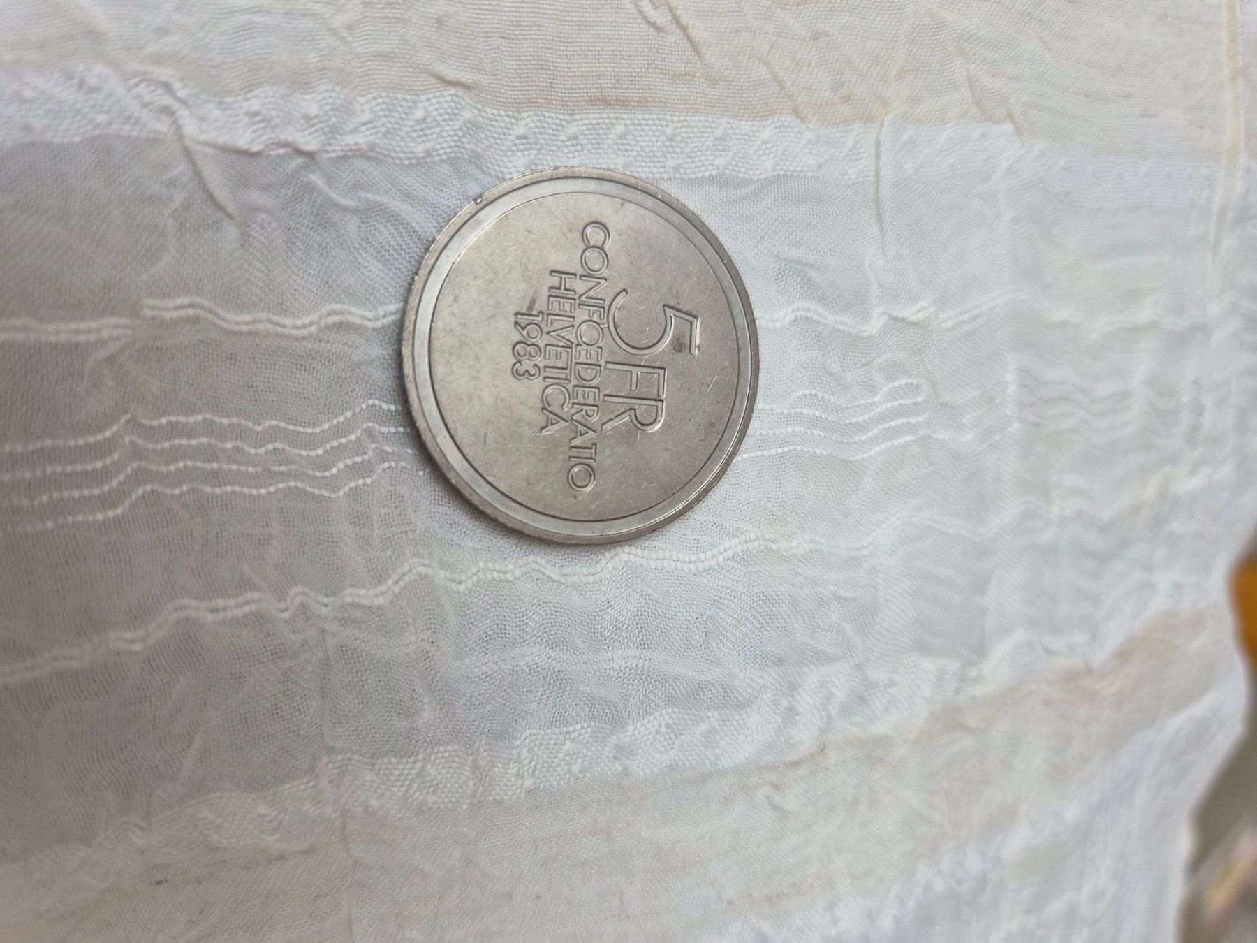 Tutti le monete: 5 Franken schweizer münze nr4 – Usato da Dietikon venduto da Eleda 1