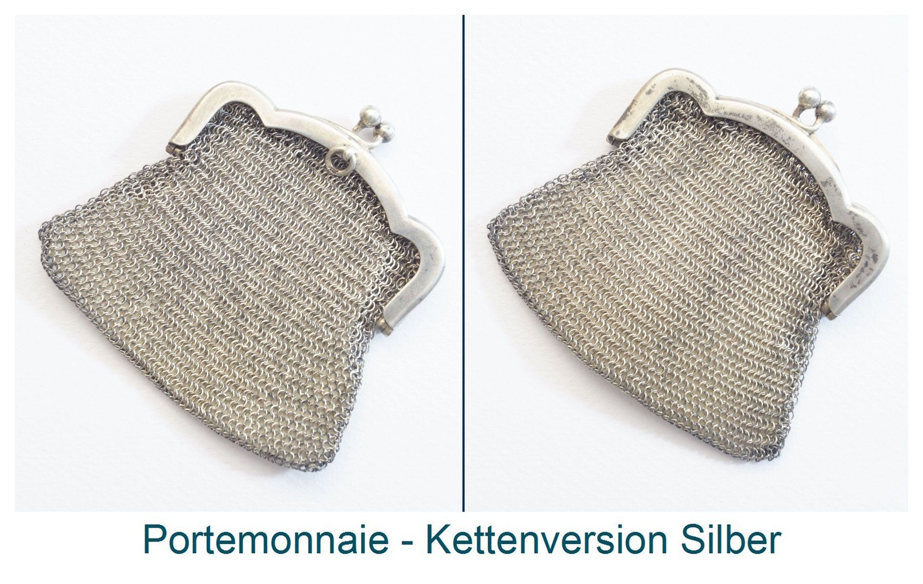 Portamonete: Portemonnaie - Kettenversion Silber 800 – Usato da Flamatt venduto da samowarow