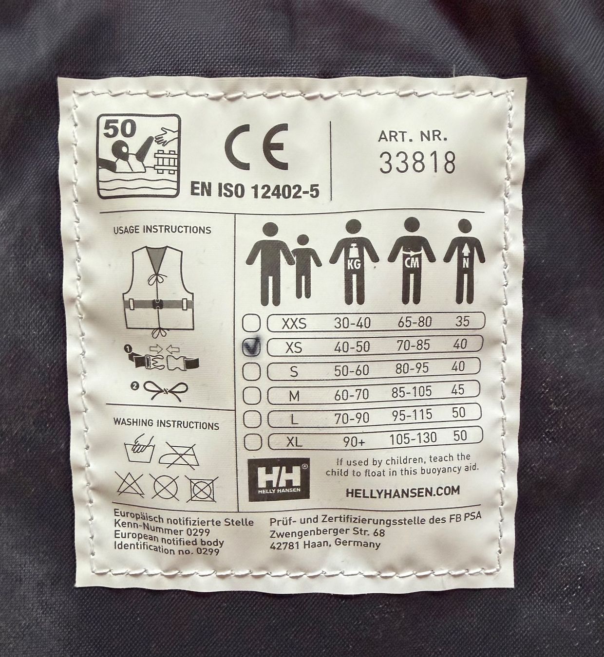 Helly Hansen Giubbotti di salvataggio: Schwimmfeste Helly Hansen – Usato da Aarau venduto da Aurora0810 5