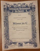 Eberlin Missa in C, Noten, Chor, Orchester, Band II, neu!