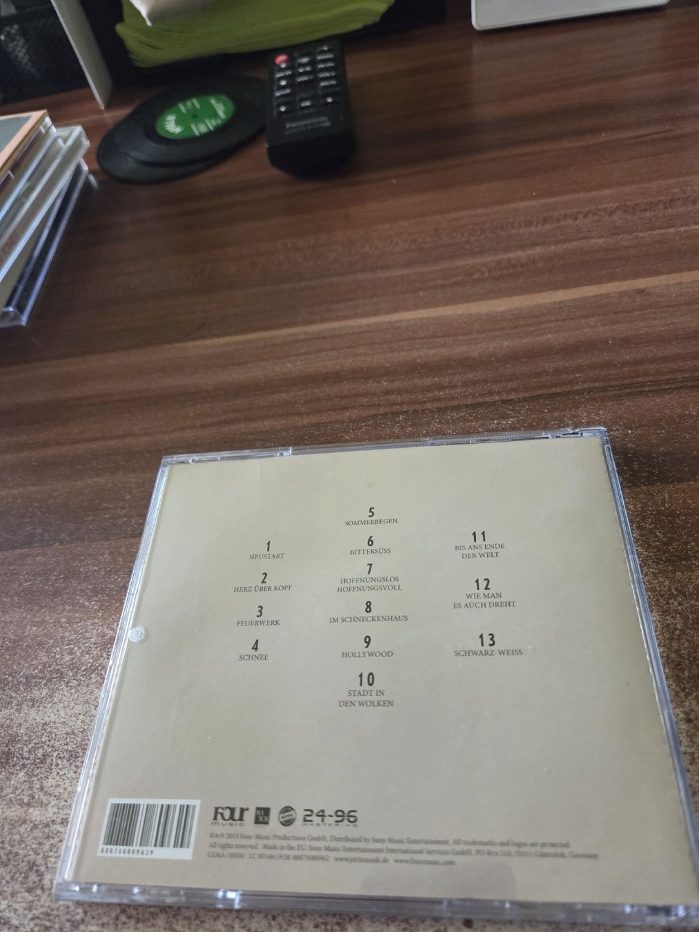 CD: Joris - Hoffungslos Hoffungsvoll – Usato da Wattenwil venduto da Mage66 1